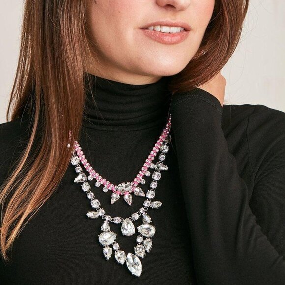 Stella & Dot Neon Dream Statement Necklace - Picture 1 of 6